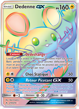 Dedenne GX 219/234 — Pokémon Alliance Infaillible (UNB)