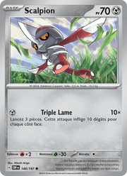 Scalpion 148/230 Pokémon Flammes Obsidiennes (EV03)