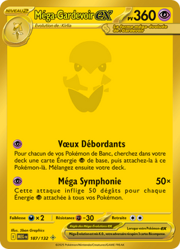 Méga-Gardevoir-ex - Mega Gardevoir ex - Méga-Évolution 187