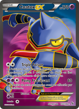 Coatox EX 102/110 — Pokémon Étincelles (FLF)