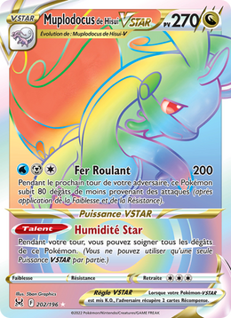 Muplodocus de Hisui VSTAR 202/247 — Pokémon Origine Perdue (LOR)