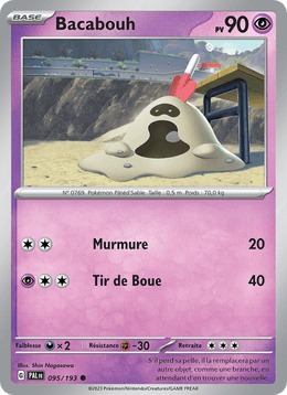 Bacabouh 095/279 Pokémon Évolutions à Paldea (EV02)