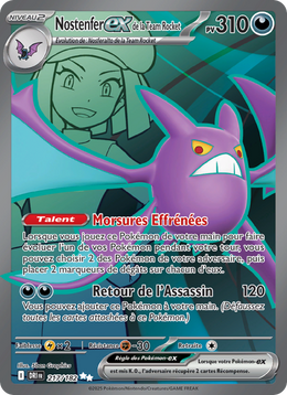 Nostenfer-ex de la Team Rocket - Team Rocket's Crobat ex - Rivalités Destinées 217