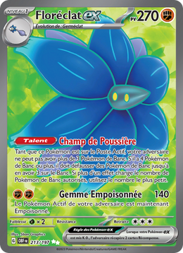 Floréclat-ex - Glimmora ex - Flammes Obsidiennes 213