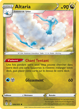 Altaria 106/237 Pokémon Évolution Céleste (EVS)