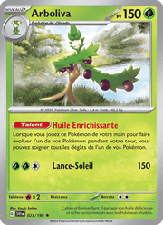 Arboliva 023/258 Pokémon Écarlate et Violet (EV01)
