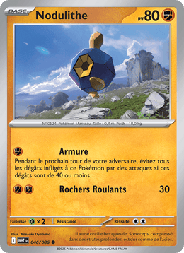 Nodulithe 046/173 Pokémon Flamme Blanche (WHT)