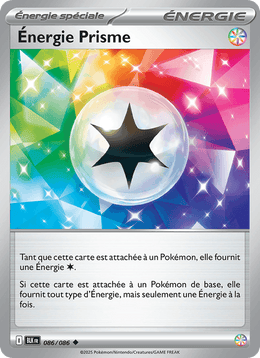 Énergie Prisme 086/172 Pokémon Foudre Noire (BLK)