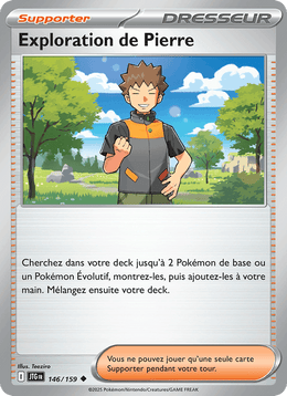 Exploration de Pierre 146/190 Pokémon Aventures Ensemble (EV09)