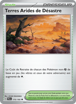 Terres Arides de Désastre 175/279 Pokémon Évolutions à Paldea (EV02)