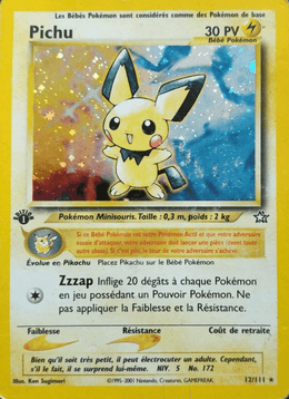 Pichu 12/111 Pokémon Neo Genesis (N1)