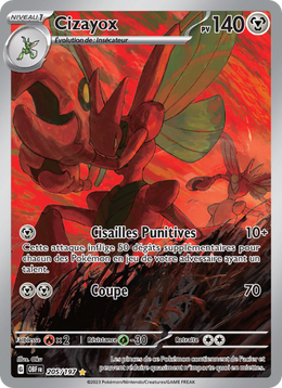 Cizayox - Scizor - Flammes Obsidiennes 205