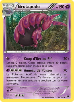 Brutapode 53/146 — Pokémon XY (XY)