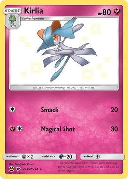 Kirlia SV35/94 — Pokémon Destinées Occultes Coffre Étincelant (SMA)