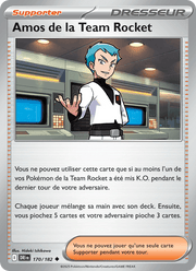 Amos de la Team Rocket 170/244 Pokémon Rivalités Destinées (EV10)