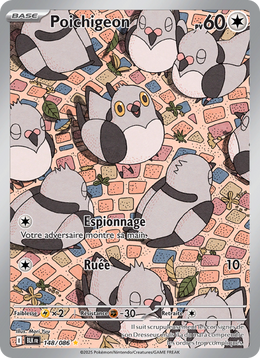 Poichigeon 148/86 — Pokémon Foudre Noire (BLK)