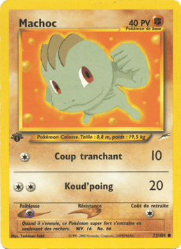 Machoc 73/113 Pokémon Neo Destiny (N4)