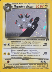 Magneton obscur 11/83 Pokémon Team Rocket (RO)