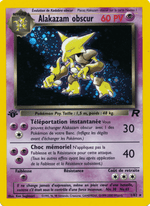 Alakazam obscur 1/83 Pokémon Team Rocket (RO)