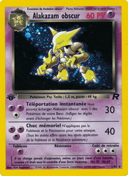 Alakazam obscur 1/83 Pokémon Team Rocket (RO)
