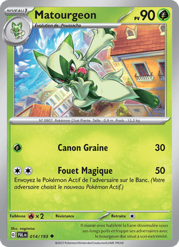 Matourgeon 014/279 Pokémon Évolutions à Paldea (EV02)