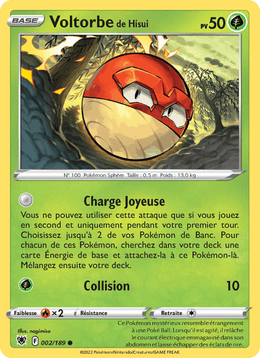 Voltorbe de Hisui 002/216 Pokémon Astres Radieux (ASR)