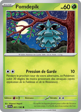 Pomdepik 001/258 Pokémon Écarlate et Violet (EV01)