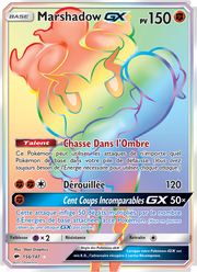 Marshadow GX 156/169 — Pokémon Ombres Ardentes (BUS)