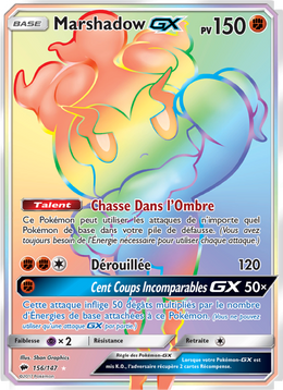 Marshadow GX 156/169 — Pokémon Ombres Ardentes (BUS)