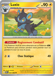 Luxio 027/124 Pokémon Équilibre Parfait (ME03)