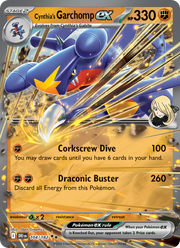 Carchacrok-ex de Cynthia 104/244 — Pokémon Rivalités Destinées (EV10)