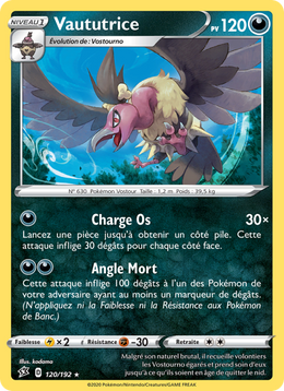 Vaututrice 120/209 Pokémon Clash des Rebelles