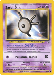 Zarbi K 58/66 Pokémon Neo Revelation (N3)