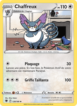 Chaffreux 128/216 Pokémon Astres Radieux (ASR)