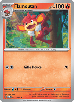 Flamoutan 015/173 Pokémon Flamme Blanche (WHT)