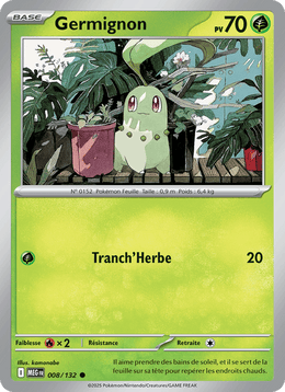 Germignon 008/188 Pokémon Méga-Évolution (ME01)