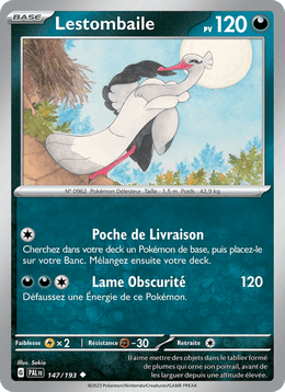 Lestombaile 147/279 Pokémon Évolutions à Paldea (EV02)