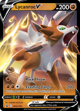 Lougaroc V SWSH199/PROMO — Pokémon Promo Épée et Bouclier (SWSHP)