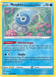 Morphéo Forme Eau de Pluie 33/233 Pokémon Règne de Glace (CRE)