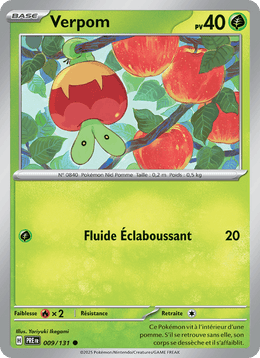 Verpom 009/180 Pokémon Évolutions Prismatiques (EV8.5)