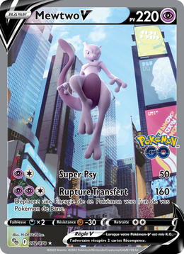 Mewtwo V 072/88 Pokémon Pokémon GO