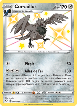 Corvaillus SV089/195 — Pokémon Destinées Radieuses (SHF)