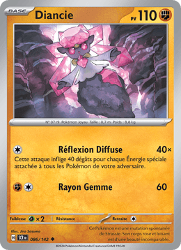 Diancie 086/175 Pokémon Couronne Stellaire (EV07)