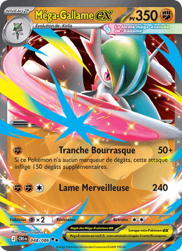 Méga-Gallame-ex 048/122 Pokémon Chaos Ascendant (ME04)