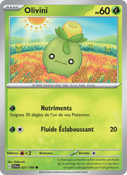 Olivini 021/258 Pokémon Écarlate et Violet (EV01)