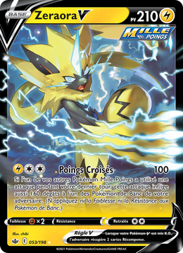 Zeraora V 53/233 — Pokémon Règne de Glace (CRE)