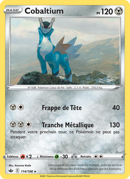 Cobaltium 114/233 — Pokémon Règne de Glace (CRE)