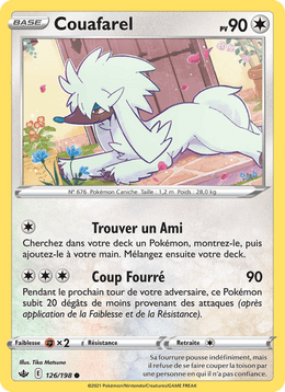 Couafarel 126/233 Pokémon Règne de Glace (CRE)