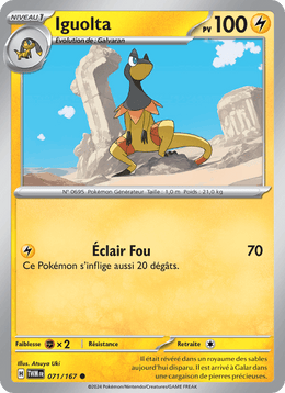 Iguolta 071/226 Pokémon Mascarade Crépusculaire (EV06)