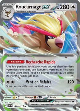Roucarnage-ex - Pidgeot ex - Flammes Obsidiennes 164